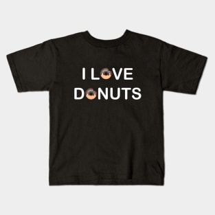 I Love Donuts Kids T-Shirt